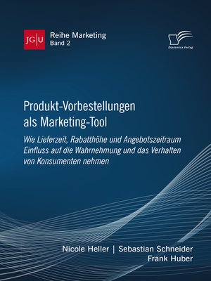 cover image of Produkt-Vorbestellungen als Marketing-Tool
